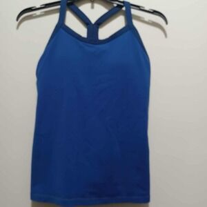 Lululemon Blue Workout‎ Tank Top Athletic Racerback Activewear Women's